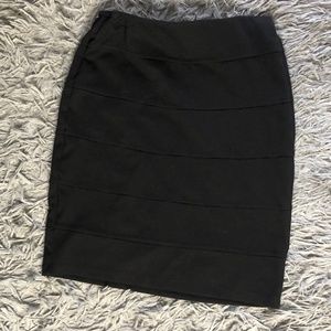 BasicHouse Black mini skirt